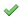 green check mark